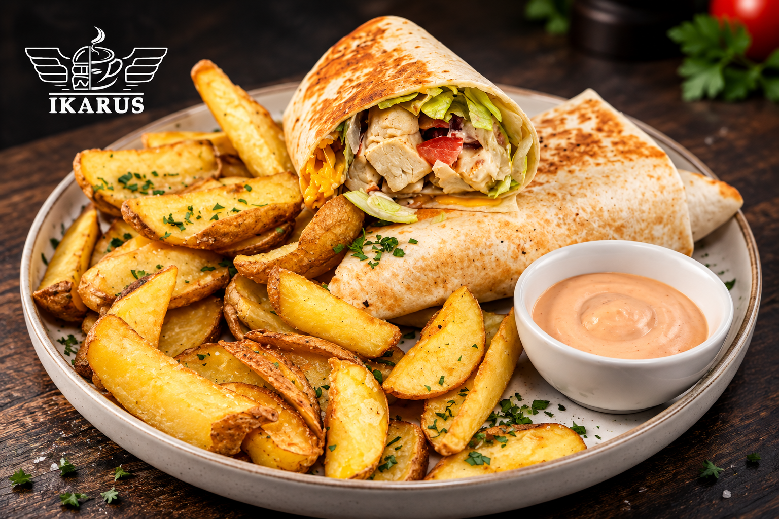 HALLOUMI TORTILLA WRAP