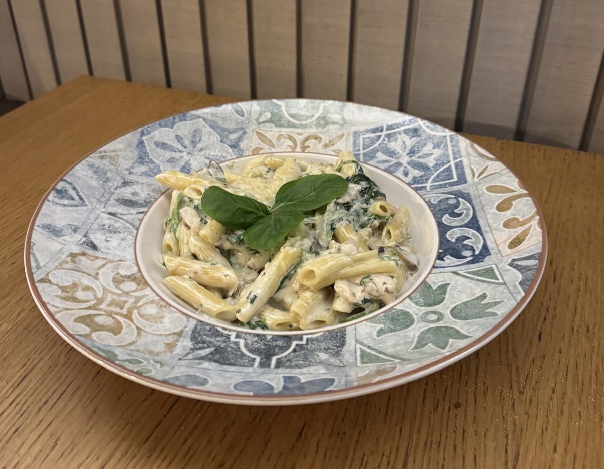 Penne con pollo
