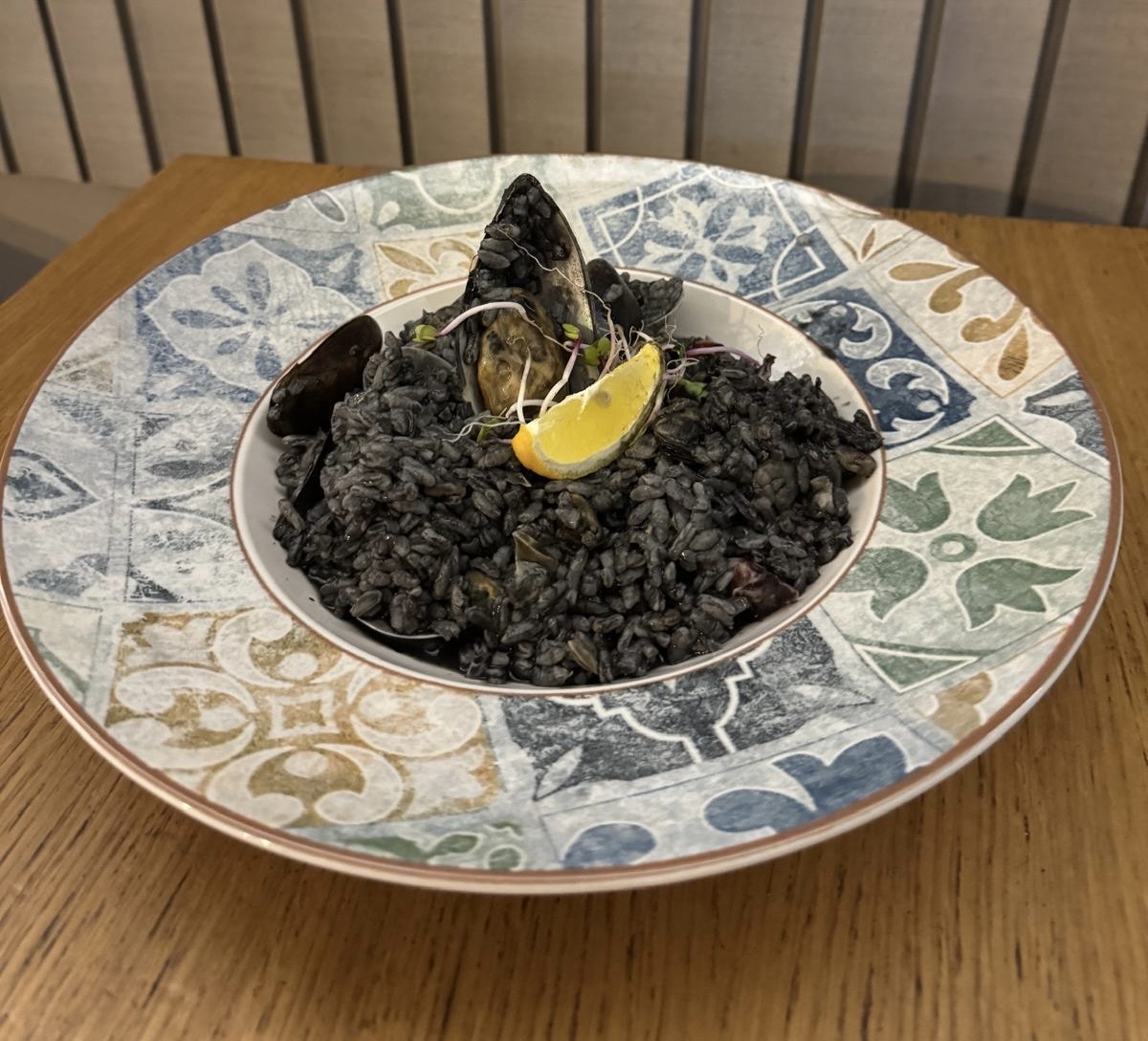 Nero frutti di mare